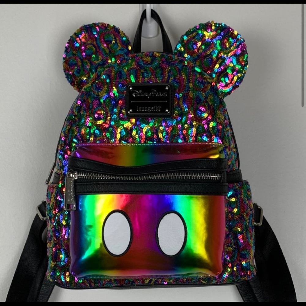Disney Loungefly 🌈 Mini Backpack - Picture 4 of 7